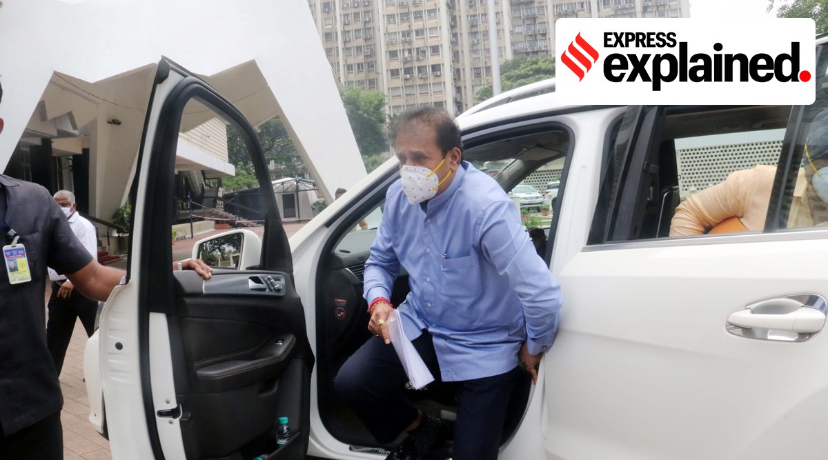 Former Maharashtra Home Minister Anil Deshmukh in Mumbai. (Express Photo: Ganesh Shirsekar, File)