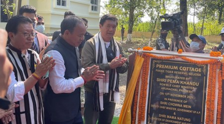 The cabinet meeting, chaired by Chief Minister Pema Khandu, was held at Pakke Tiger Reserve in Pakke Kessang district — for the first time outside the state capital. (Credits: Amar Sangno)