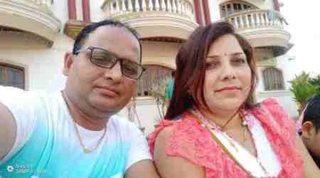Mukesh Dhodi and his wife Kalpana