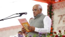 Niramay Gujarat Yojana, Gujarat, Bhupendra Patel, Rushikesh Patel, non-communicable diseases, Indian express news, Gujarat government, Gujarat cabinet