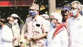 Biman Bose, Left front, CPI(M), Kolkata, Howrah, Civic elections, Santipur, West Bengal, Indian Express news