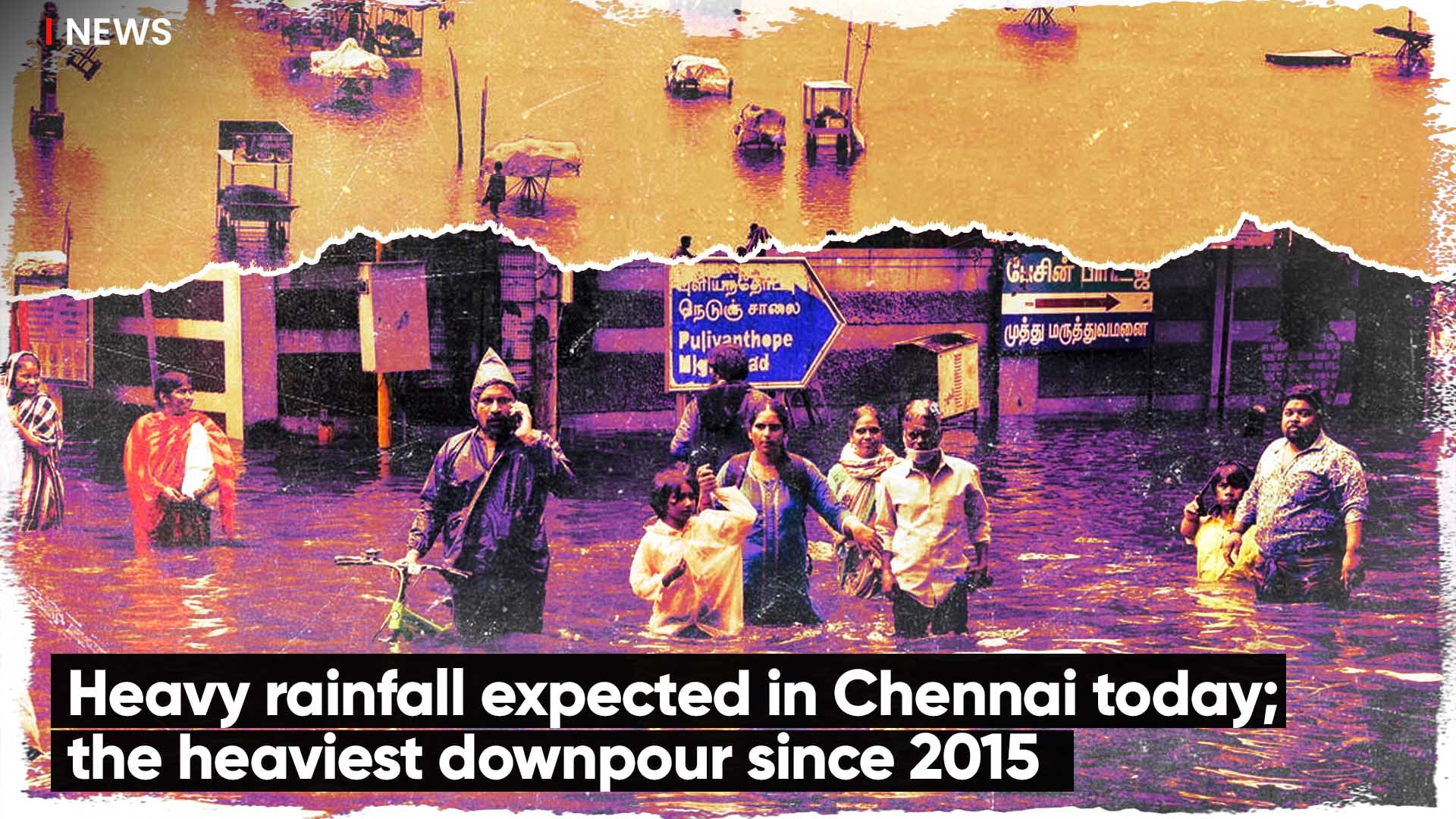 Heavy rainfall expected in chennai today heaviest downpour since 2015