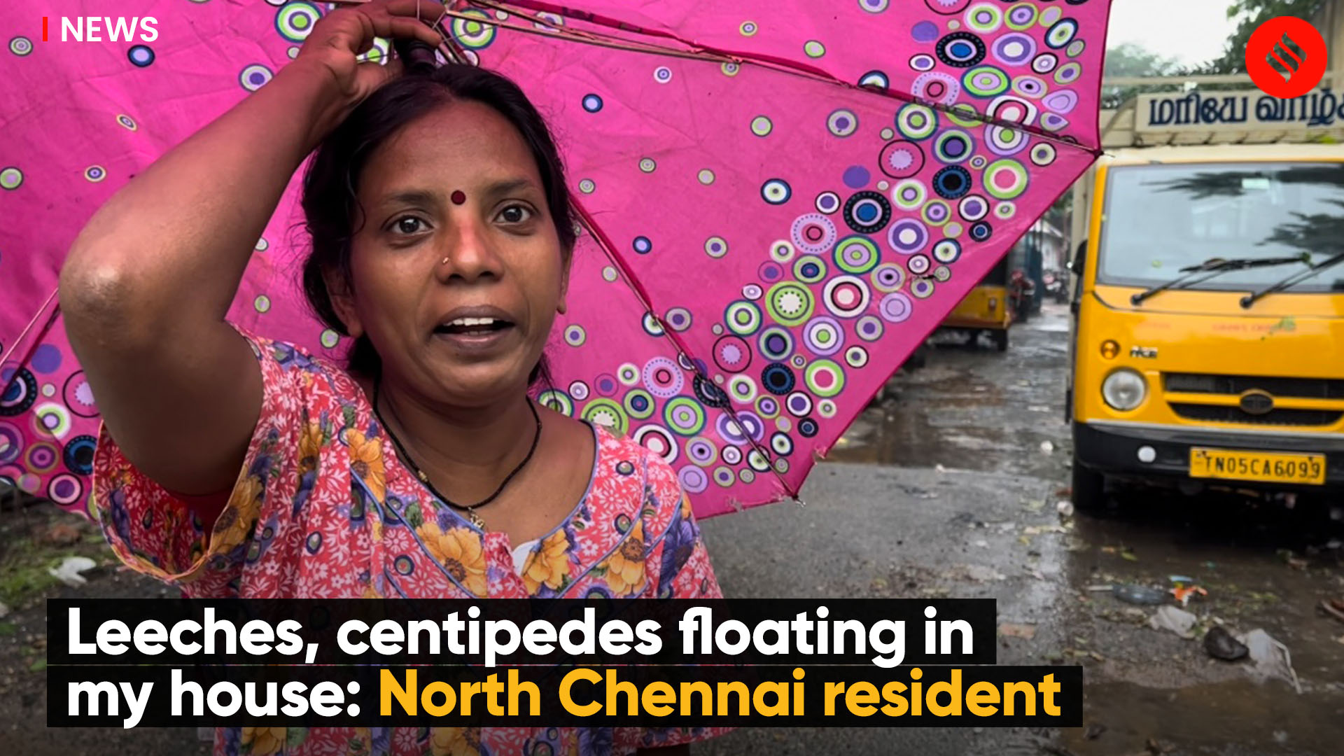 Leeches centipedes floating in my house north chennai residentThe