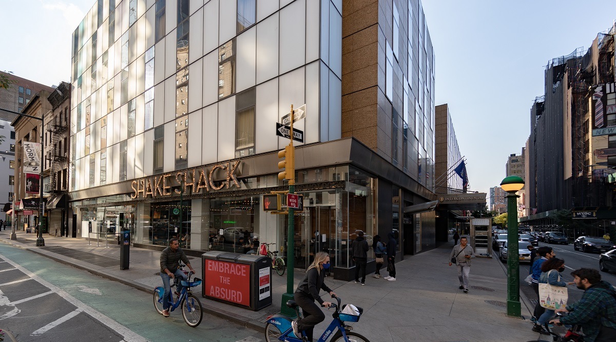 Shake Shack is among the companies that have experimented with the four-day workweek, a long-touted development that may finally be at hand. (Jeenah Moon/The New York Times)