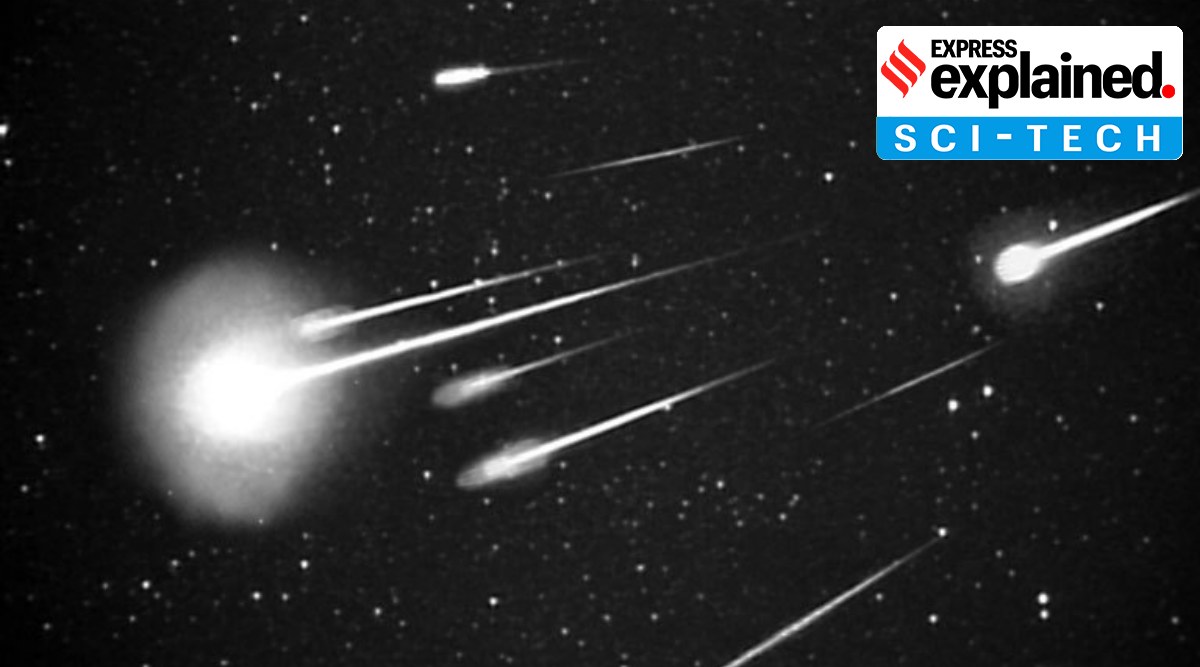A burst of Leonid meteors in 1999 (Source: NASA)