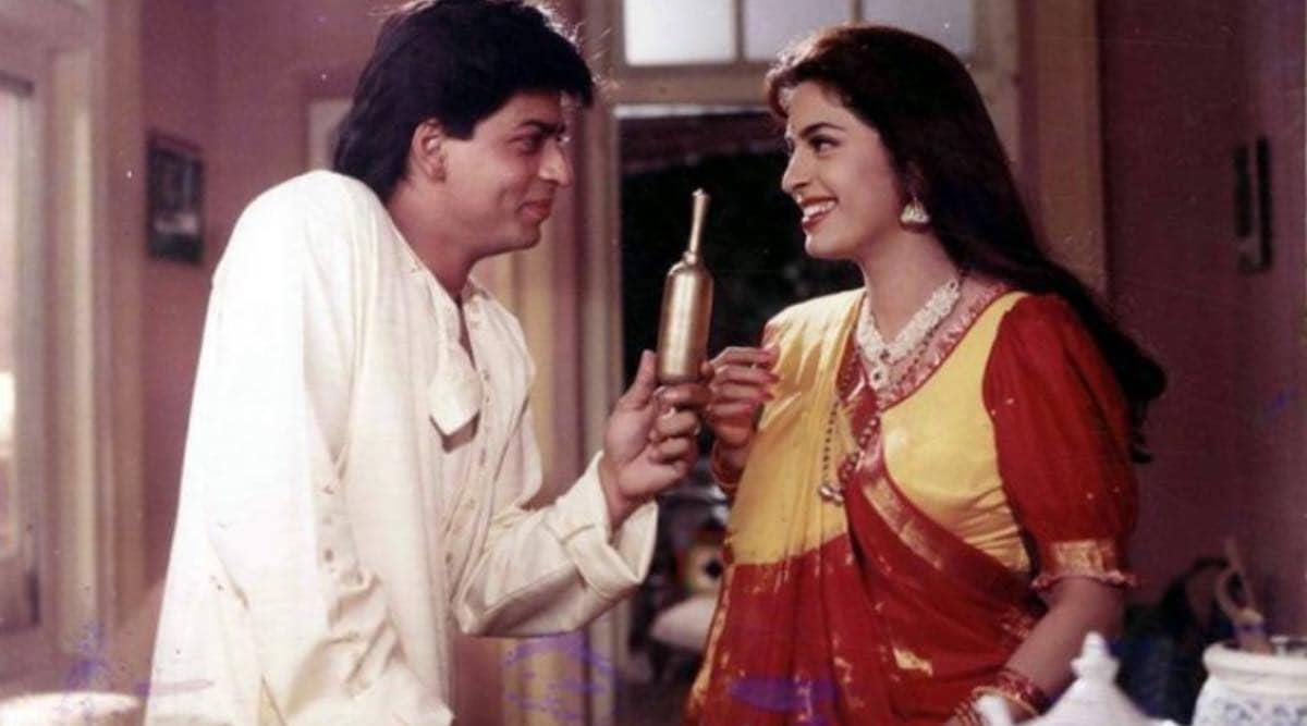 Juhi Chawla Xvideo - Not SRK-Kajol, Shah Rukh Khan and Juhi Chawla are one of the most wholesome  and iconic onscreen pairs of the 90s | The Indian Express