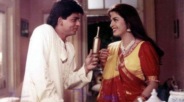 Not Srk Kajol Shah Rukh Khan And Juhi Chawla Are One Of The Most Wholesome And Iconic Onscreen 1892