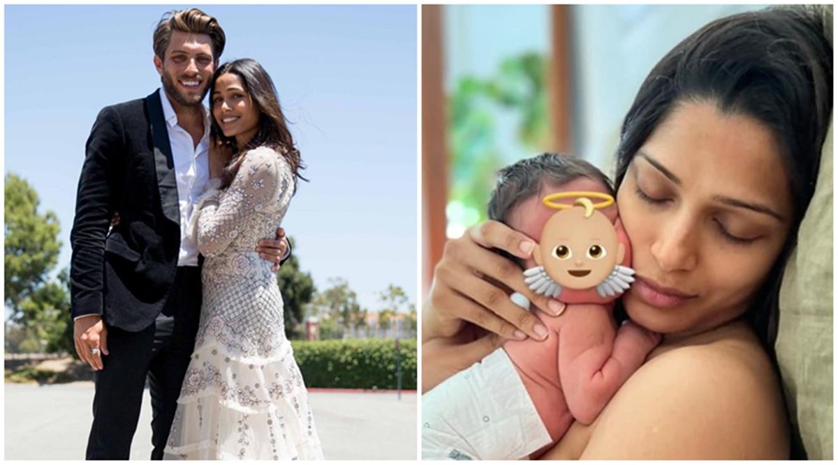 Freida Pinto husband Cory Tran welcome baby boy Rumi Ray share