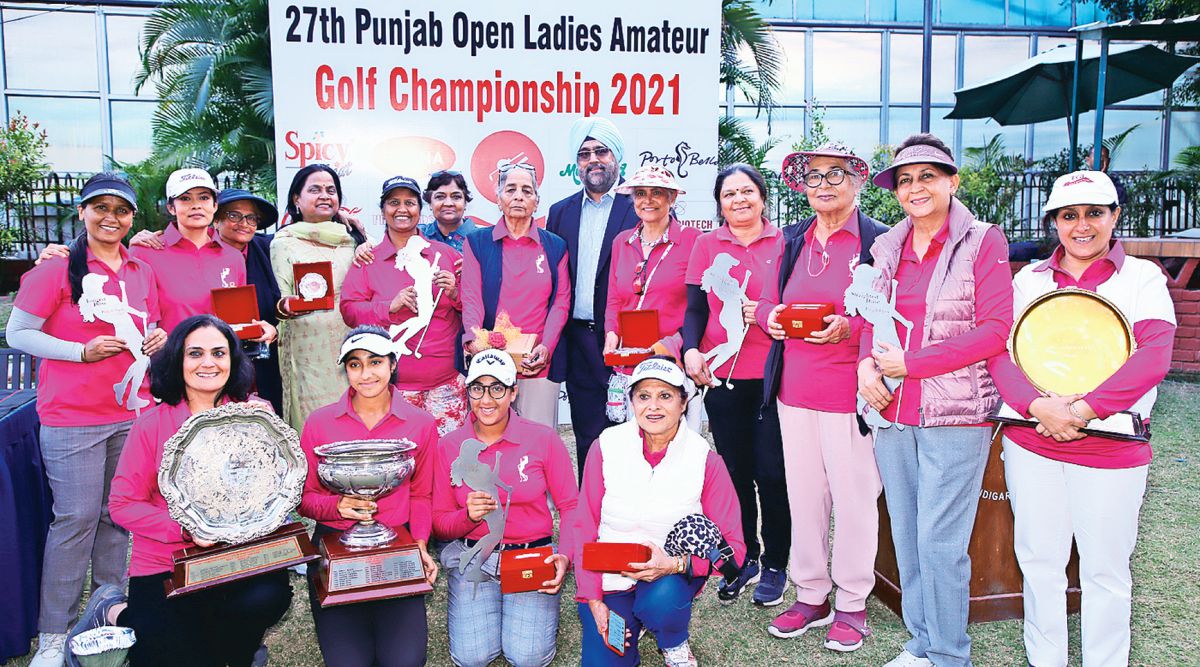 Punjab Open Ladies Golf Championship Diya Brar wins championship bowl