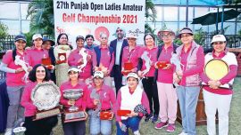 Diya Brar, Sakshi Mehta, Punjab Open Ladies Golf Championship, Punjab news, Chandigarh city news, Chandigarh, India news, Indian Express News Service, Express News Service, Express News, Indian Express India News
