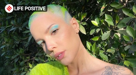 The singer recited an emotional poem. (Source: Halsey/Instagram)