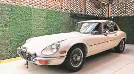 car rally, Jaguar, Jaguar E-type, BMW, Mercedes, Bandra Kurla Complex, BKC, Mumbai
