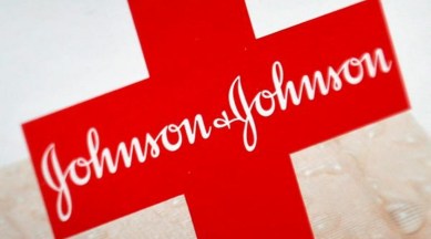 File photo shows the Johnson & Johnson logo on a package of Band-Aids, in St. Petersburg, Fla. (AP)