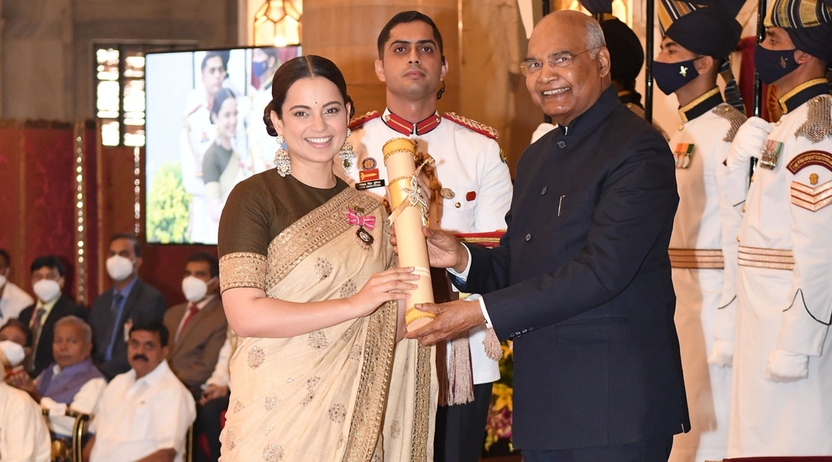 Withdraw Kangana Ranaut's Padma Shri': Congress after actor's 'Independence  was bheek' remark | India News,The Indian Express