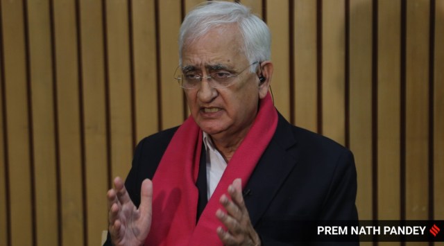 Senior Congress Leader and Former union minister Salman Khurshid. (Express photo by Prem Nath Pandey)