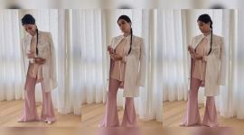 Lilly Singh, Lilly Singh fashion, Lilly Singh Diwali fashion, Lilly Singh ethnic looks, Lilly Singh androgynous fashion, what is androgynous fashion, Lilly Singh in Anita Dongre, Rhea Kapoor, Diwali 2021, indian express news