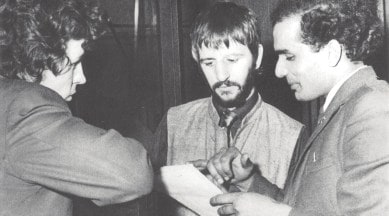 the beatles, George Harrison, ringo Starr