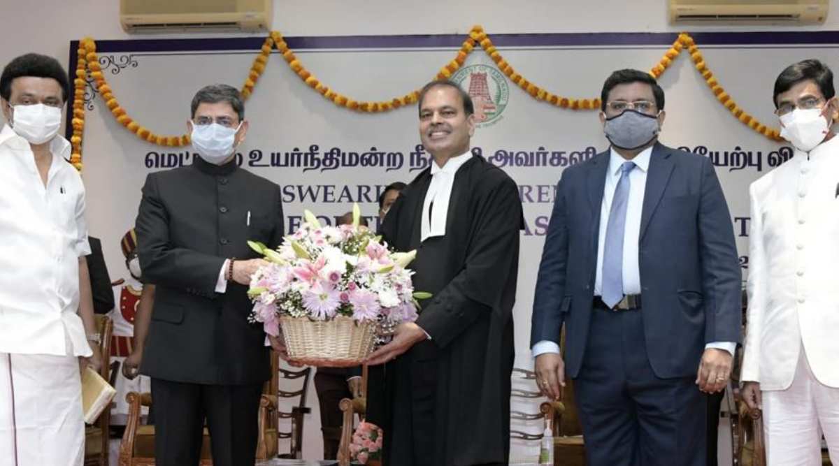 Justice Munishwar Nath Bhandari sworn in as acting Chief Justice of Madras  HC | Chennai news