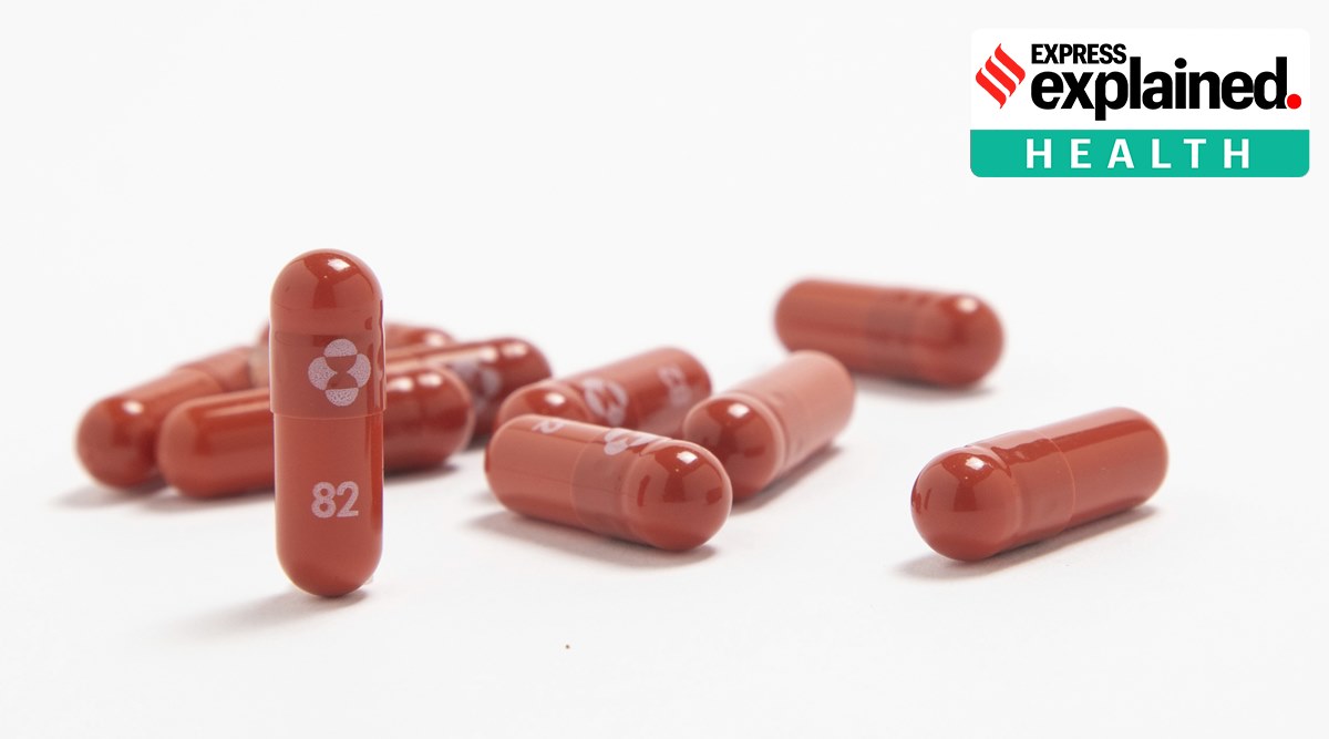 Merck's new antiviral medication. (Merck & Co. via AP, File)