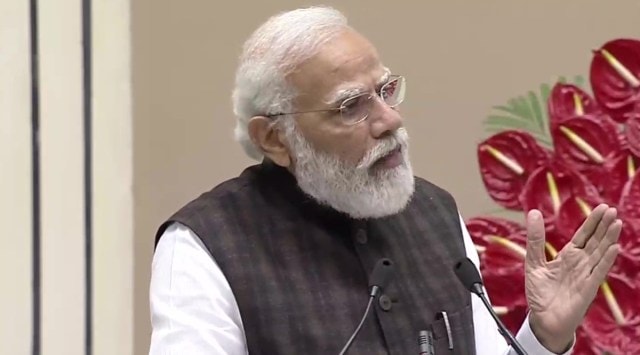 Narendra Modi, Constitution day, Modi address on constitution day, colonialism, supreme court, Congress, India news, Indian express