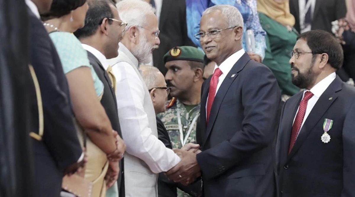 Prime Minister Narendra Modi and Maldives President Ibrahim Mohamed Solih. (File)