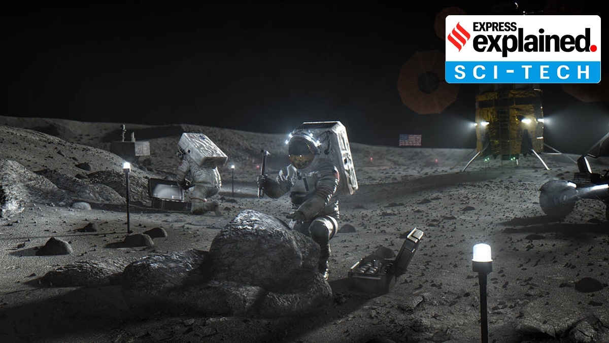 Illustration of Artemis astronauts on the Moon. (Source: Nasa.gov)
