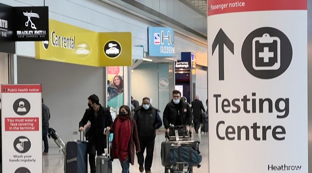 Passengers arrive at Heathrow Airport in London. (AP/File)