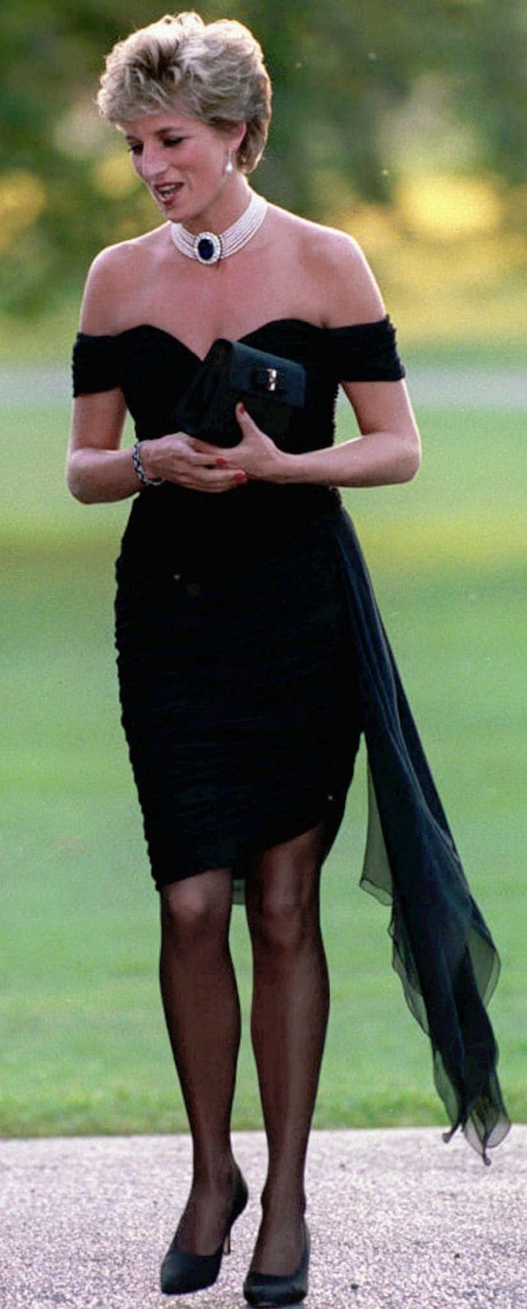 Princess diana shop black dress