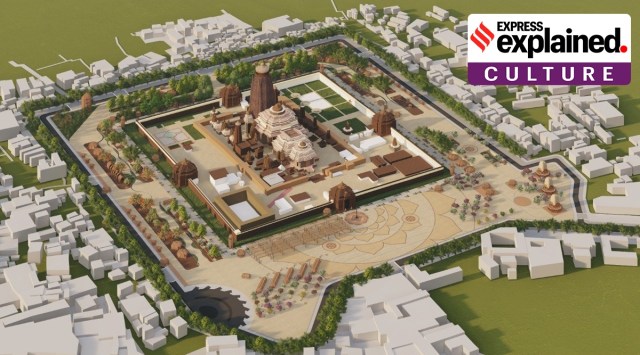Aerial view of the Puri Heritage Corridor Project. (Twitter/@CMO_Odisha)