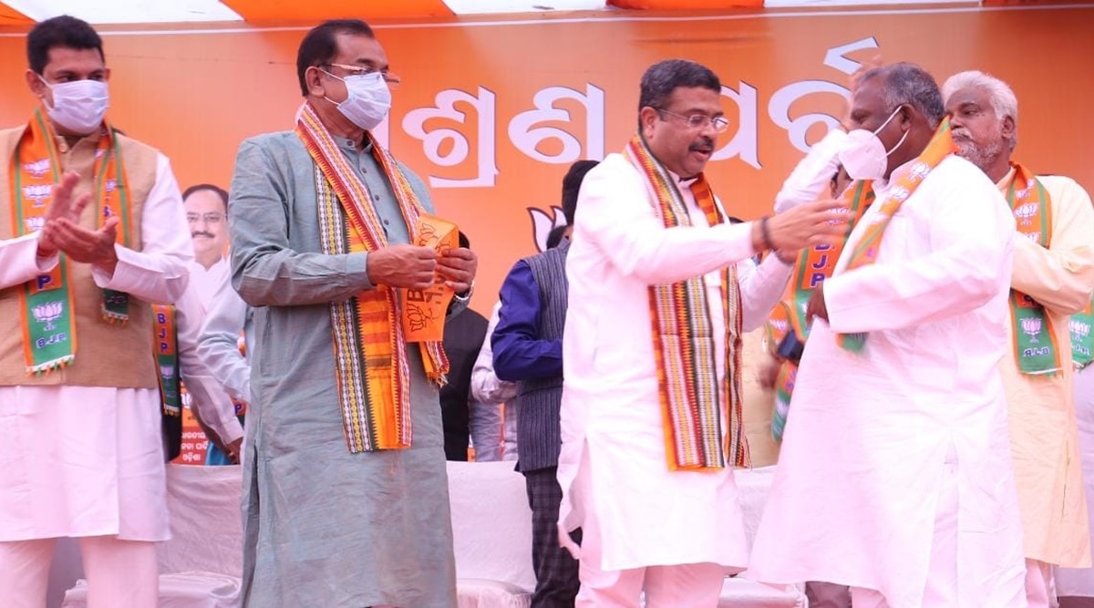Sanjeeb Kumar Sahoo had resigned from the primary membership of the Biju Janata Dal on Wednesday. (Twitter/BJP Odisha)
