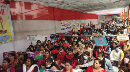 Teachers protest, Bihar teachers protest
