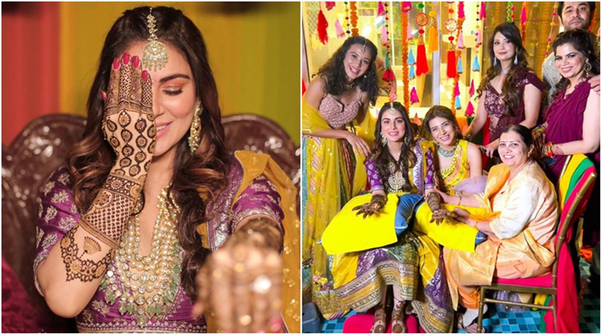 1200px x 667px - Kundali Bhagya actor Shraddha Arya is a vision at her mehendi function,  shows off her engagement ring | Television News - The Indian Express