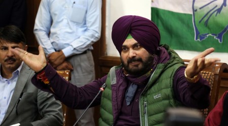 Punjab Pradesh Congress Committee (PPCC) chief Navjot Singh Sidhu (Express file photo by Kamleshwar Singh)