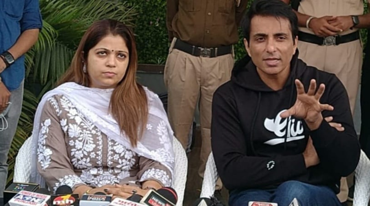 Sonu Sood announces younger sister's entry into politics, will contest  Punjab polls from home constituency Moga | Cities News,The Indian Express