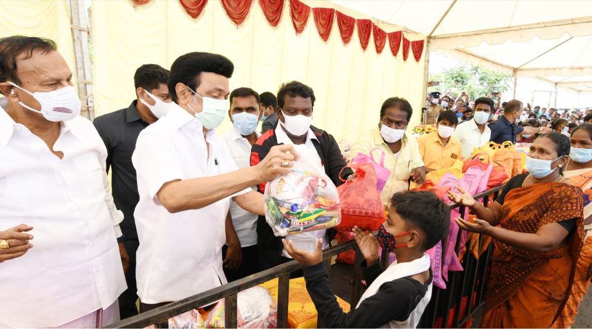 Tamil Nadu CM MK Stalin inspects rain-battered areas, sips tea ...