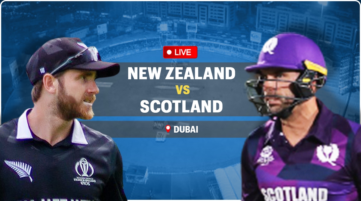 New Zealand vs Scotland LIVE Cricket Match Score, T20 World Cup 2021 - NZ vs SCO T20 World Cup Match Today latest Scoreboard