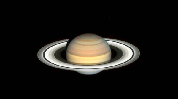 Una imagen de Saturno del Telescopio Espacial Hubble