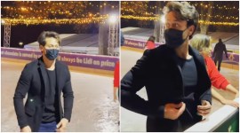 Tiger shroff ice skating in London - Ganpath