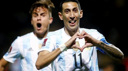 Argentina, Angel Di Maria, Lionel Messi, Uruguay, World Cup qualifier, Football News, Sports News, Indian Express