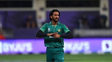 Hasan Ali, Pakistan pacer, breaching ICC Code of Conduct, Bangaldesh, cricket, sports news, indian express