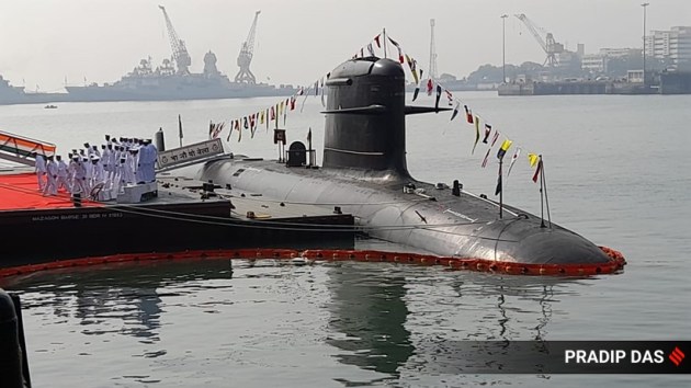 Scorpene class submarine INS Vela commissioned in Mumbai ceremony ...