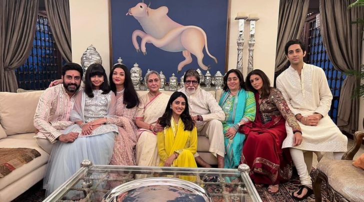 amitabh bachchan family photo