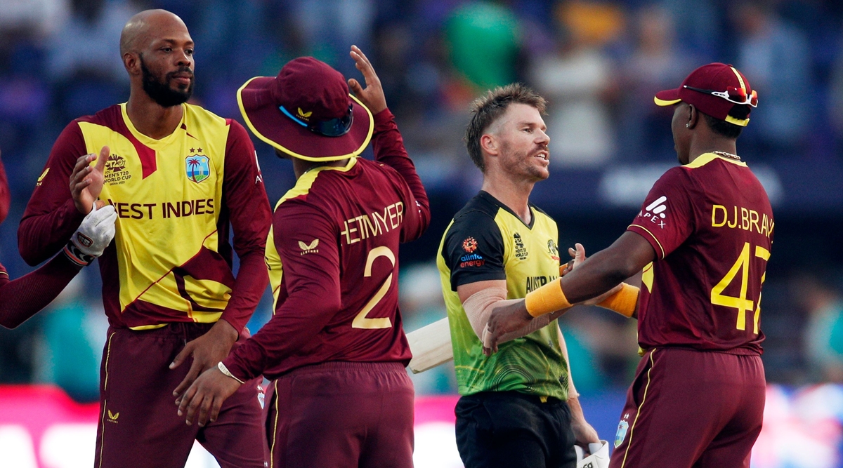 T20 World Cup, Australia vs West Indies Highlights: AUS win by eight  wickets | Cricket News - The Indian Express