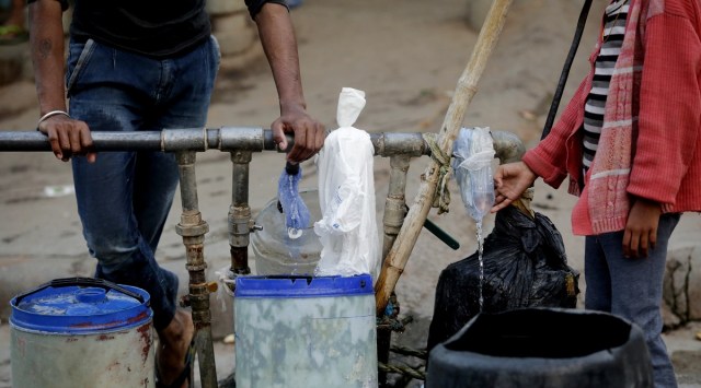 Parts of Delhi where water supply had dipped in the last 24 hours, like East, North East and South Delhi, will see normal supply by evening. (Express photo)