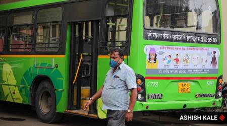 pune news, pune covid, pune buses, PMPML