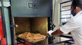 tamil nadu, chennai, animal crematorium, tamil nadu's first animal crematorium, velachery, Blue Cross of India, chennai news, tamil nadu news, indian express news, current affairs