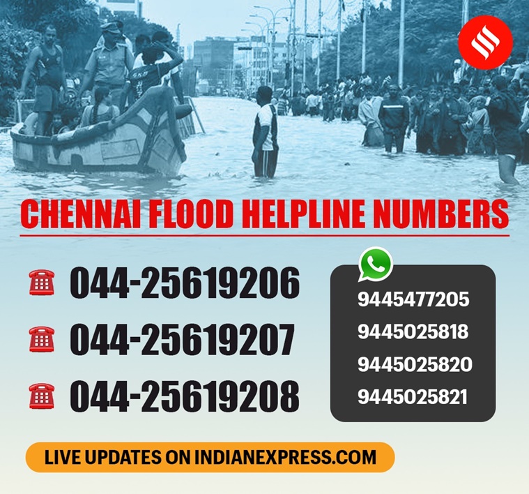 chennai floods helpline