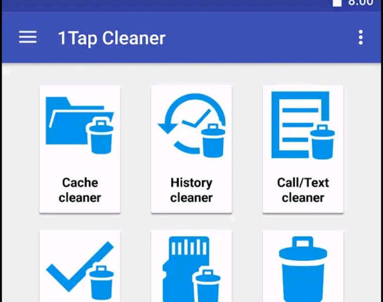 1 tap cleaner app