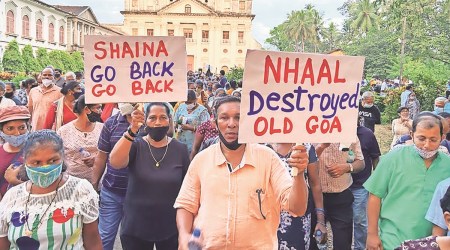 Bungalow construction in Old Goa heritage site triggers protests