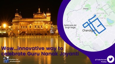 gurupurab, ik onkar, gurpurab, ek onkar, guru nanak, guru nanak jayanti, viral news, chandigarh news, indian express